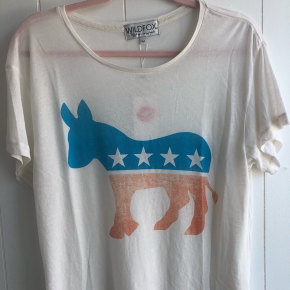 NWT Wildfox Democrat Donkey Tee - Picture 2 of 5